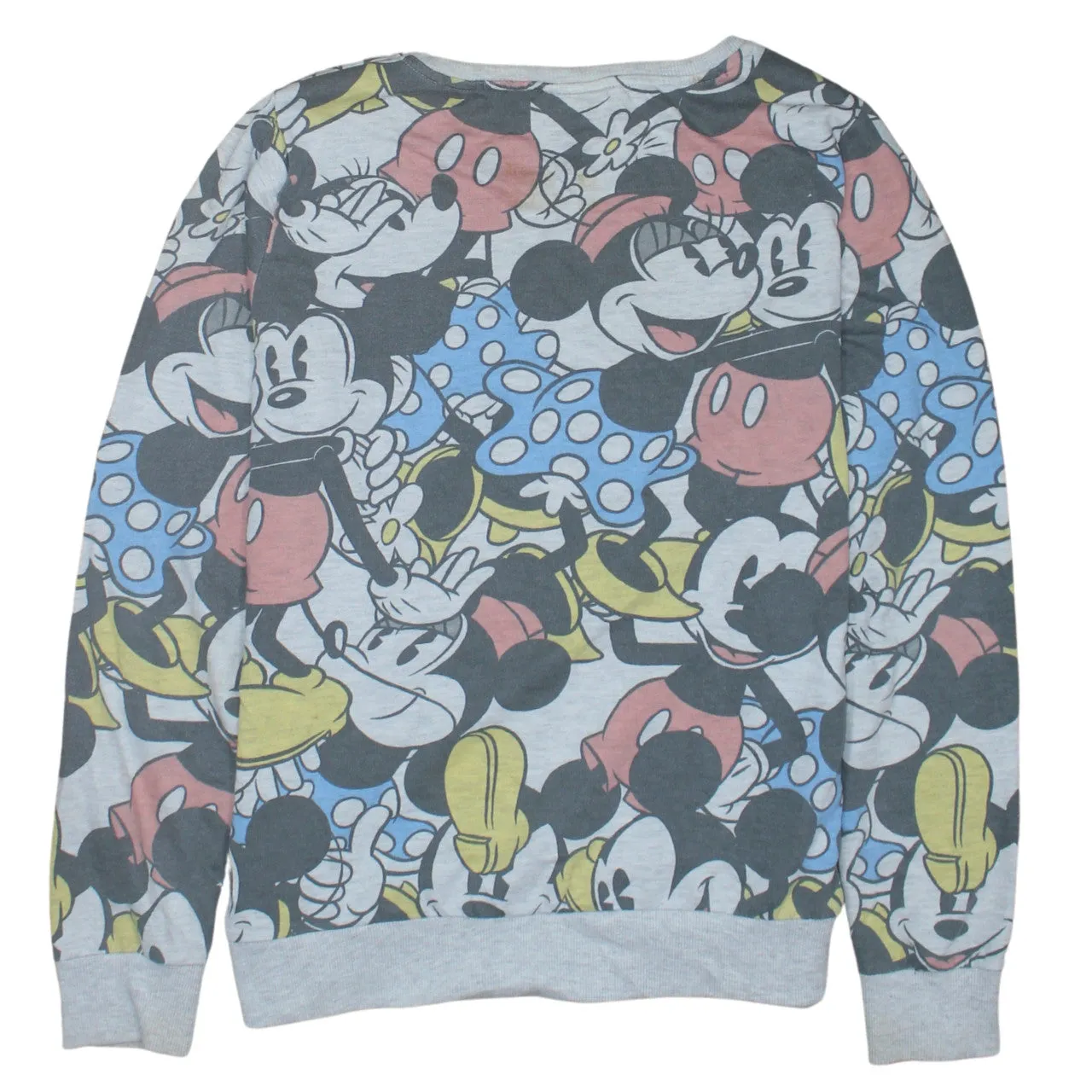 Disney 90's Plain Crew Neck Sweatshirt Small Grey sold by Vintage Club product image thumbnail 2
