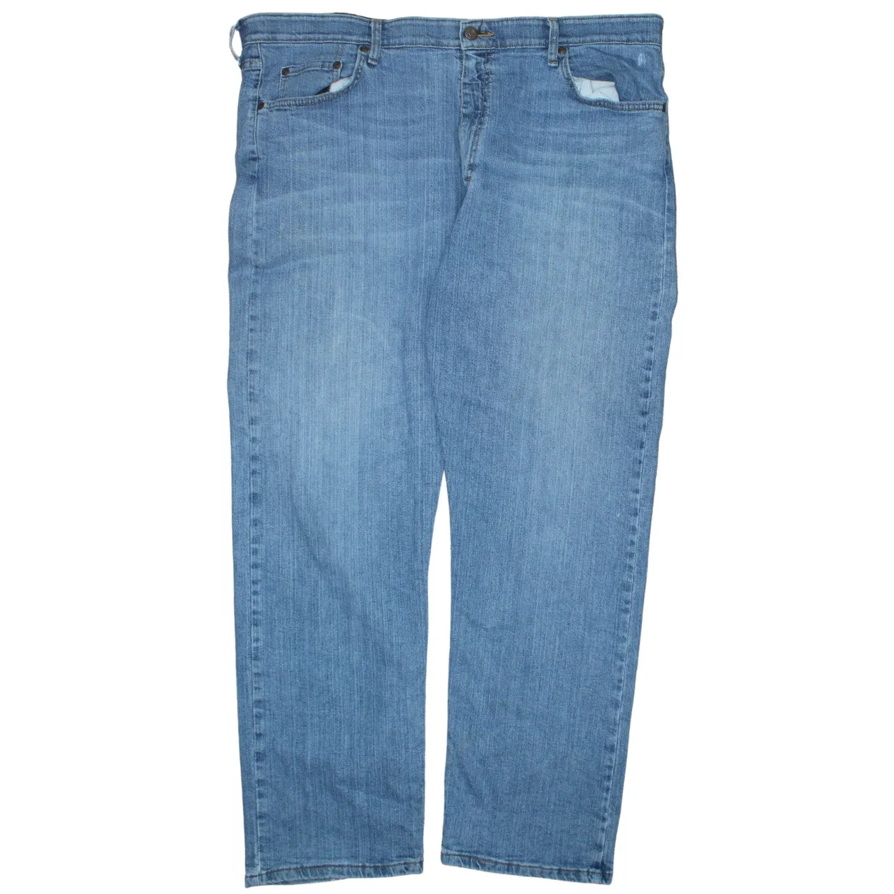 Wrangler Light Blue Jeans Men's 40x30 Regular Fit Classic Five Pocket Denim Pants sold by Vintage Club product image thumbnail 2