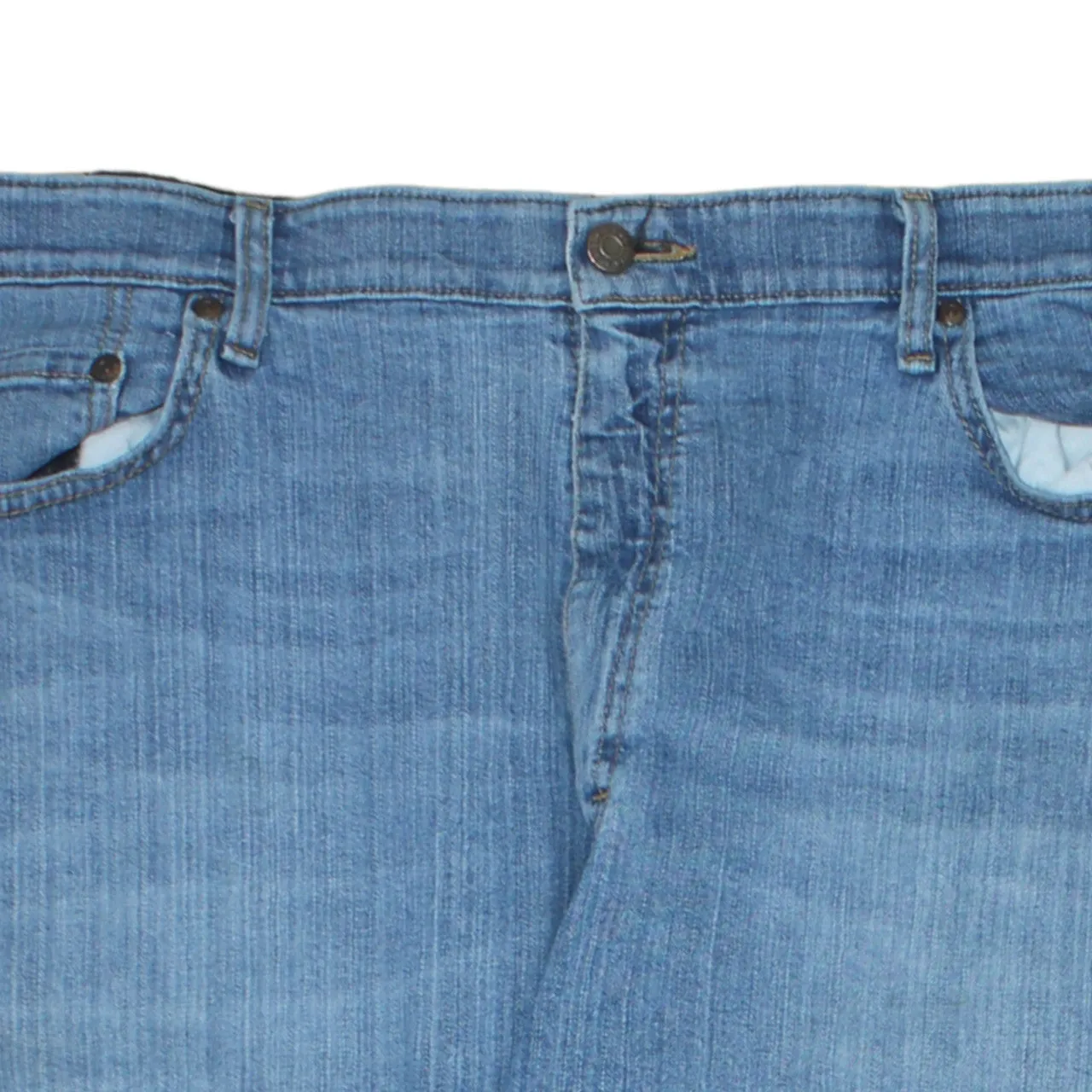 Wrangler Light Blue Jeans Men's 40x30 Regular Fit Classic Five Pocket Denim Pants sold by Vintage Club product image thumbnail 3