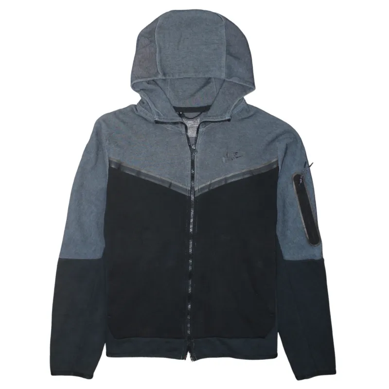 Nike 90's Swoosh Full Zip Up Hoodie Medium  Black sold by Vintage Club