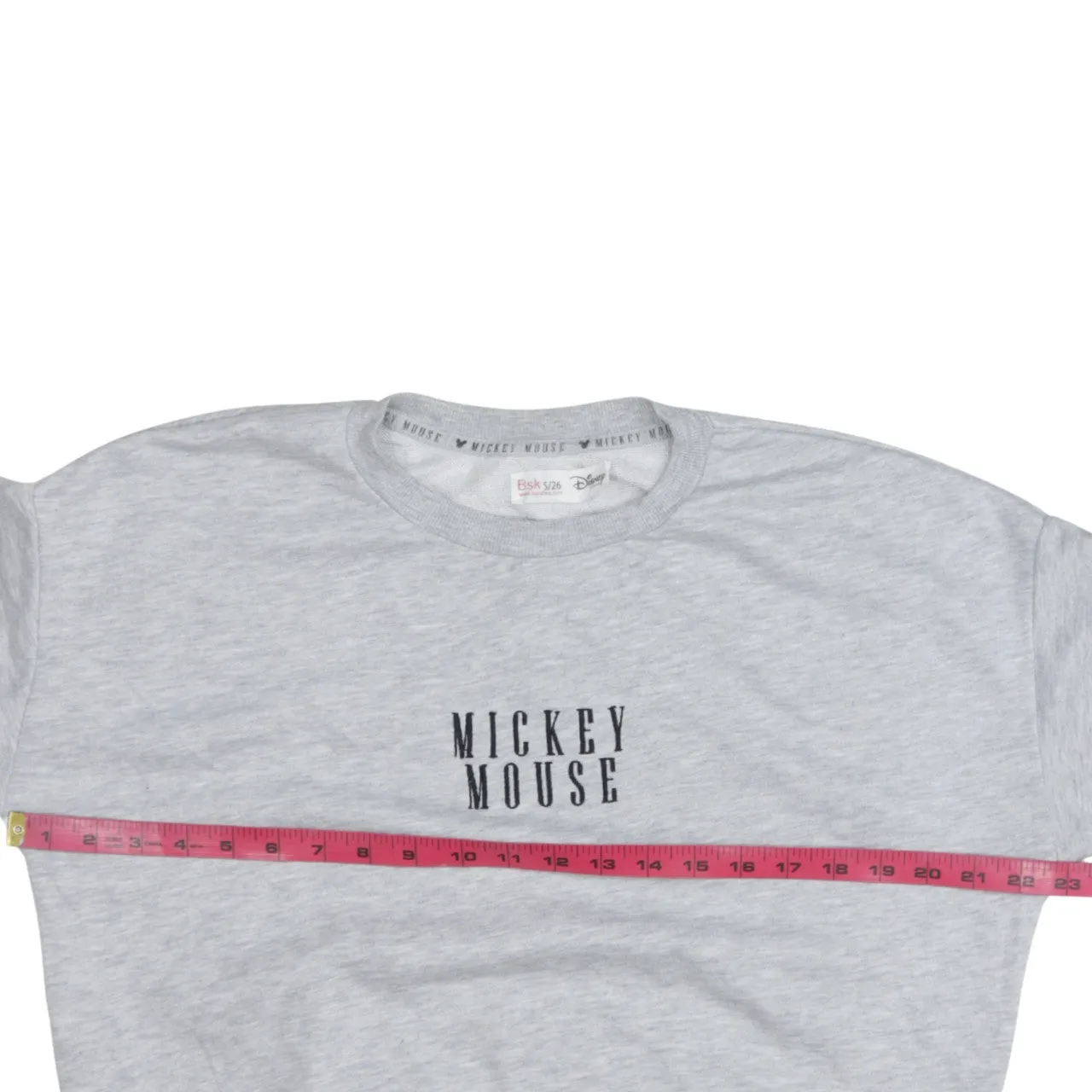 Disney Grey Sweatshirt Women's Large Printed Mickey Mouse Sleeve Graphics Pullover Top sold by Vintage Club product image thumbnail 5