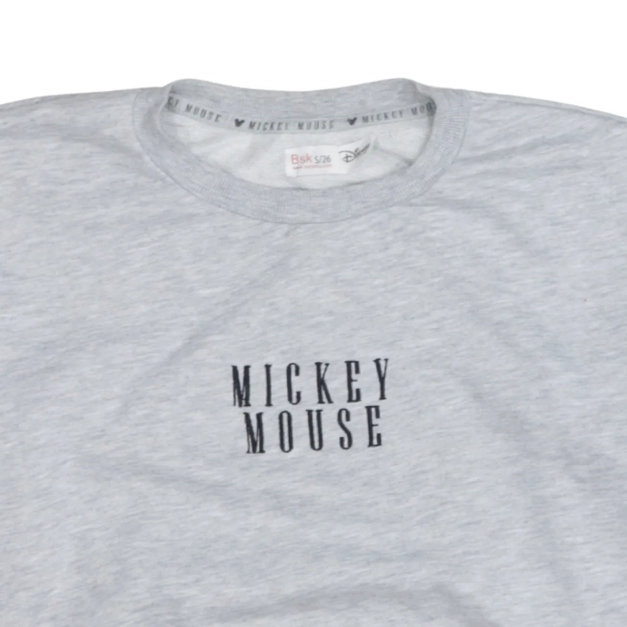 Disney Grey Sweatshirt Women's Large Printed Mickey Mouse Sleeve Graphics Pullover Top sold by Vintage Club product image thumbnail 3