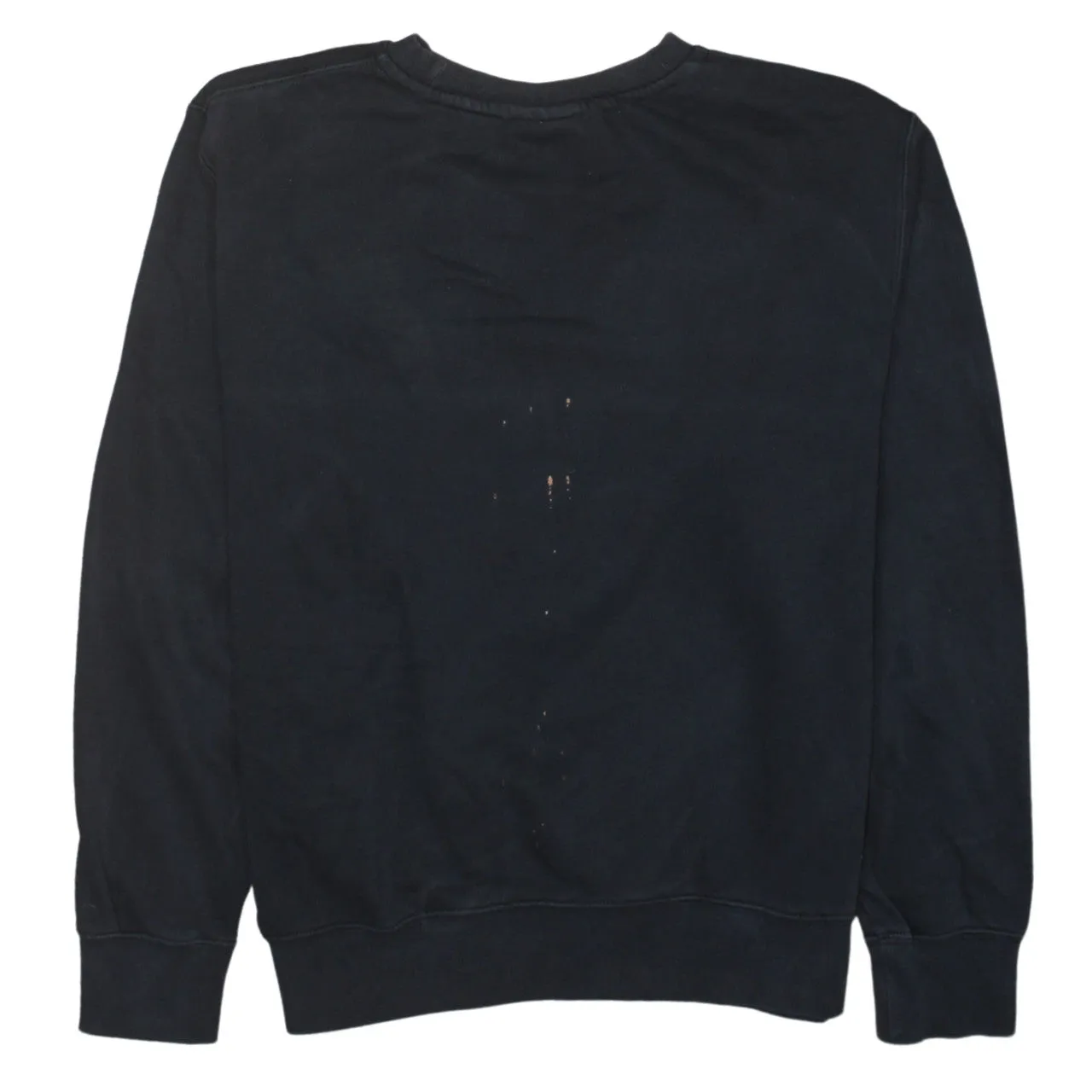 Nike Black Sweatshirt Men's Medium Embroidered Swoosh Logo Crewneck Pullover Fleece Top sold by Vintage Club product image thumbnail 2