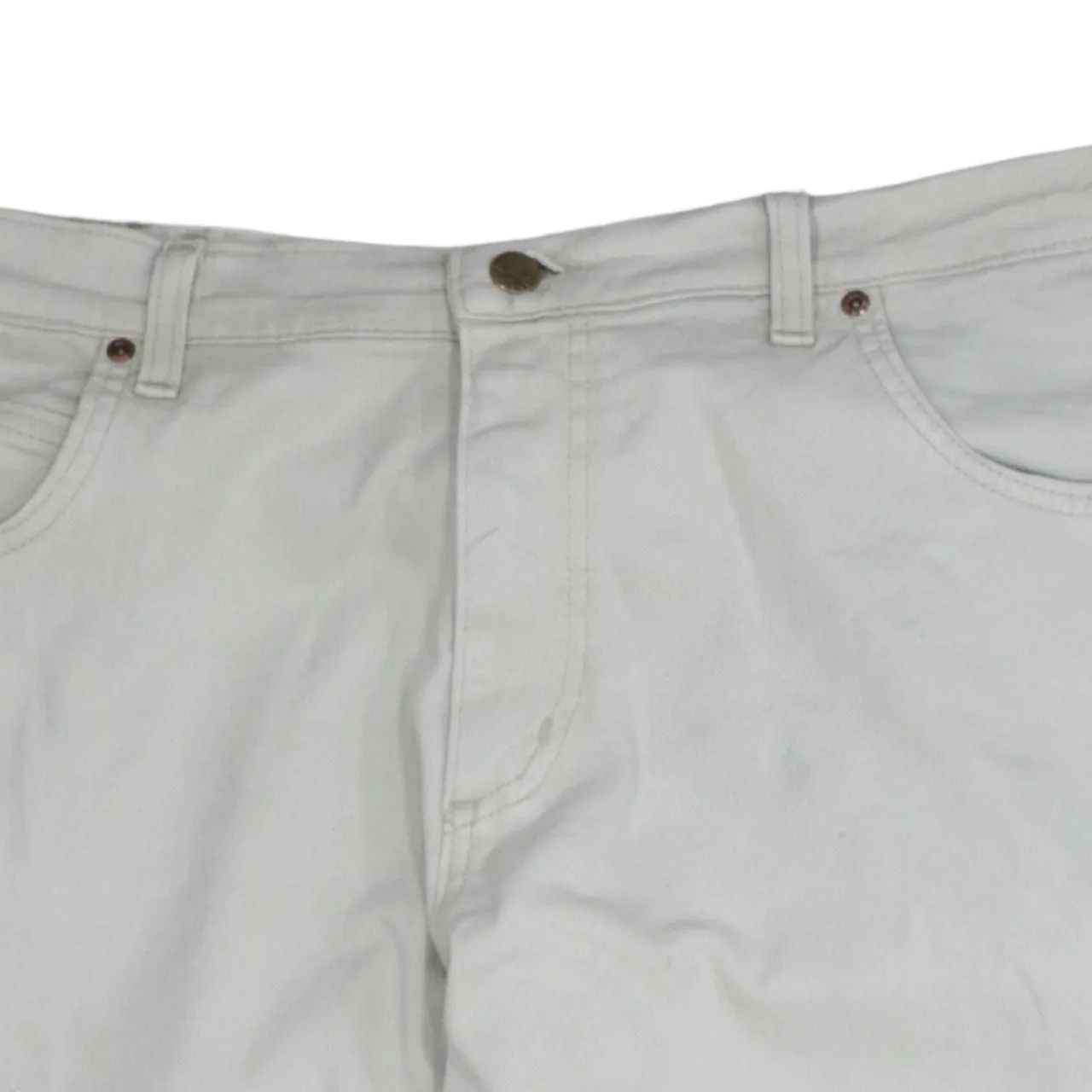 Lee Beige Cream Jeans Men’s W38 Classic Five Pocket Straight Leg Trousers Pants sold by Vintage Club product image thumbnail 3