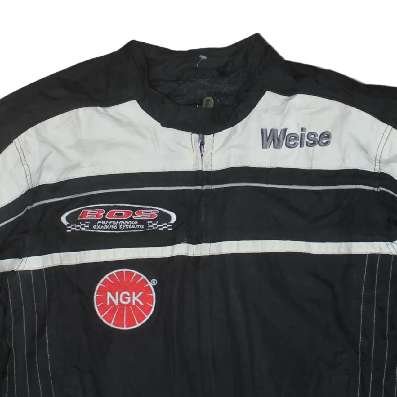 Retro 90's Heavyweight Full Zip Up Windbreaker Small Black sold by Vintage Club product image thumbnail 3