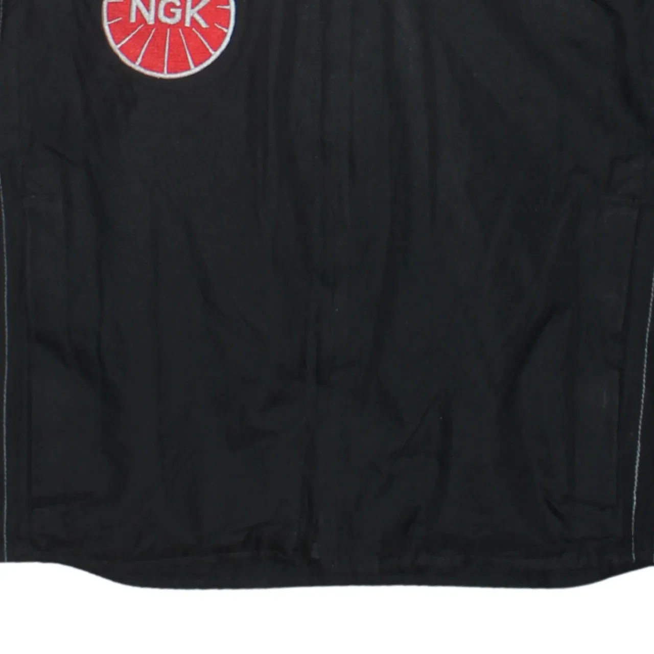 Retro 90's Heavyweight Full Zip Up Windbreaker Small Black sold by Vintage Club product image thumbnail 4