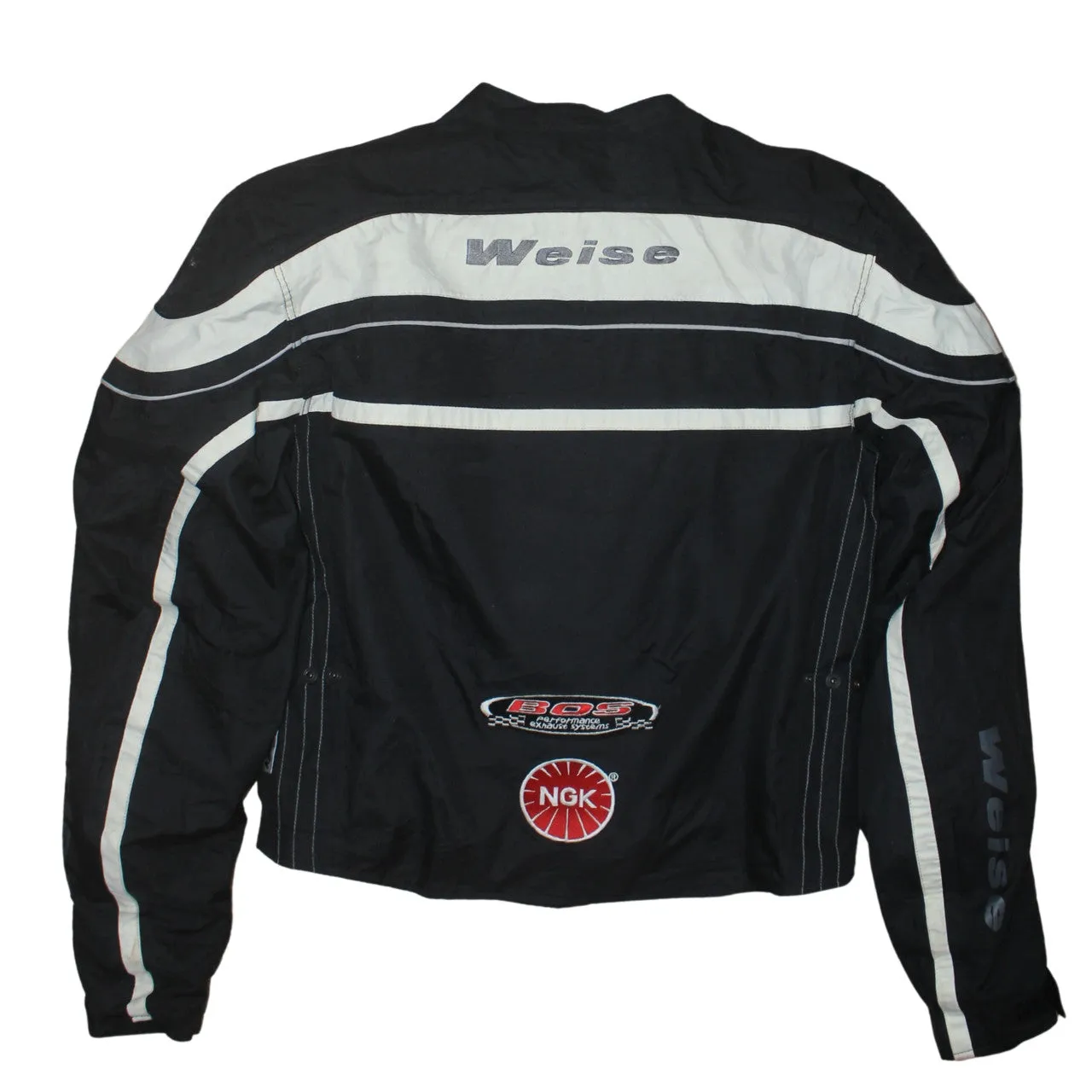 Retro 90's Heavyweight Full Zip Up Windbreaker Small Black sold by Vintage Club product image thumbnail 2