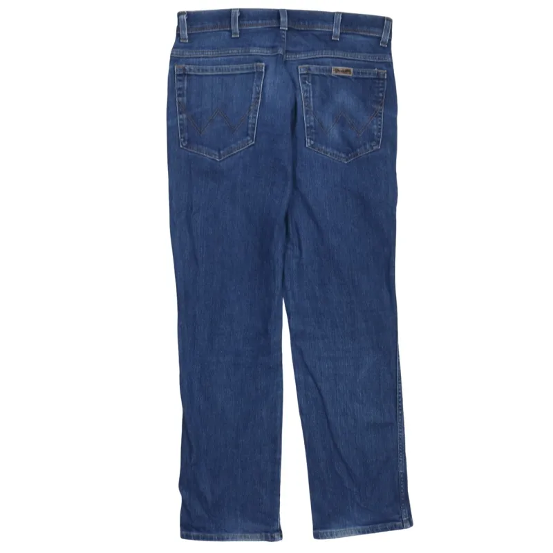 Wrangler Blue Jeans Men's 33 Straight Leg Classic Five Pocket Denim Pants sold by Vintage Club