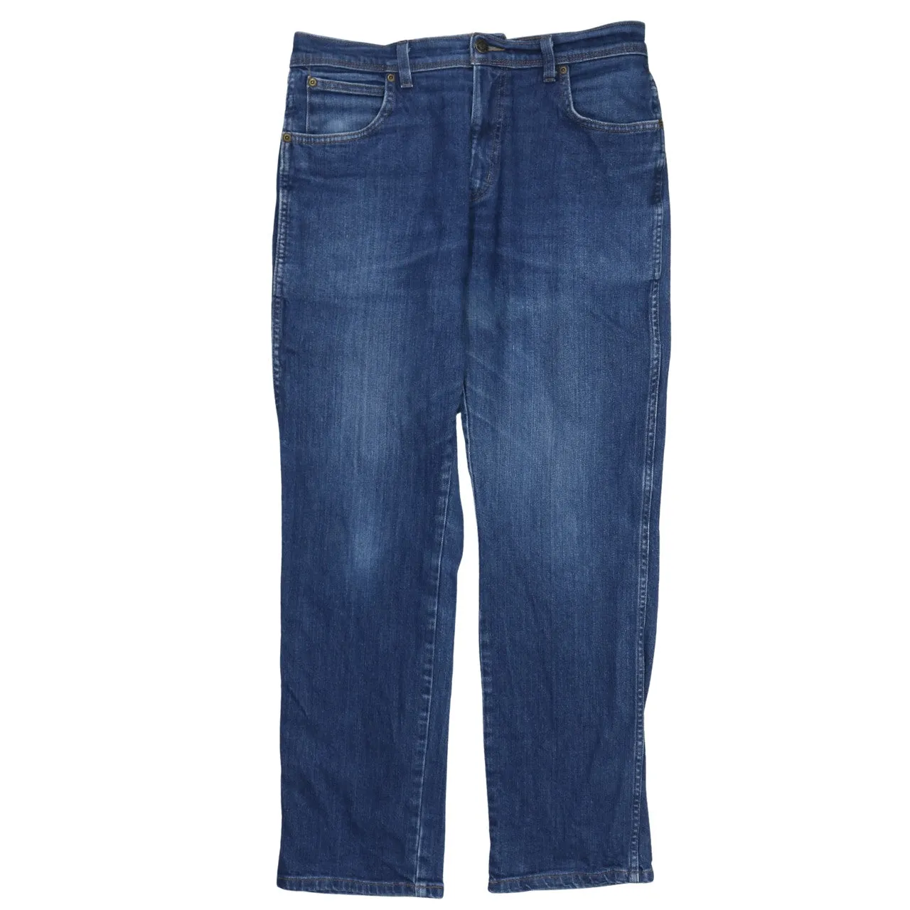 Wrangler Blue Jeans Men's 33 Straight Leg Classic Five Pocket Denim Pants sold by Vintage Club product image thumbnail 2