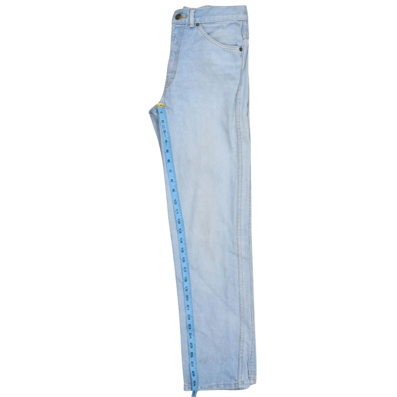 Lee Light Blue Jeans Men's 26 Straight Leg Denim Five Pocket Classic Pants sold by Vintage Club product image thumbnail 5