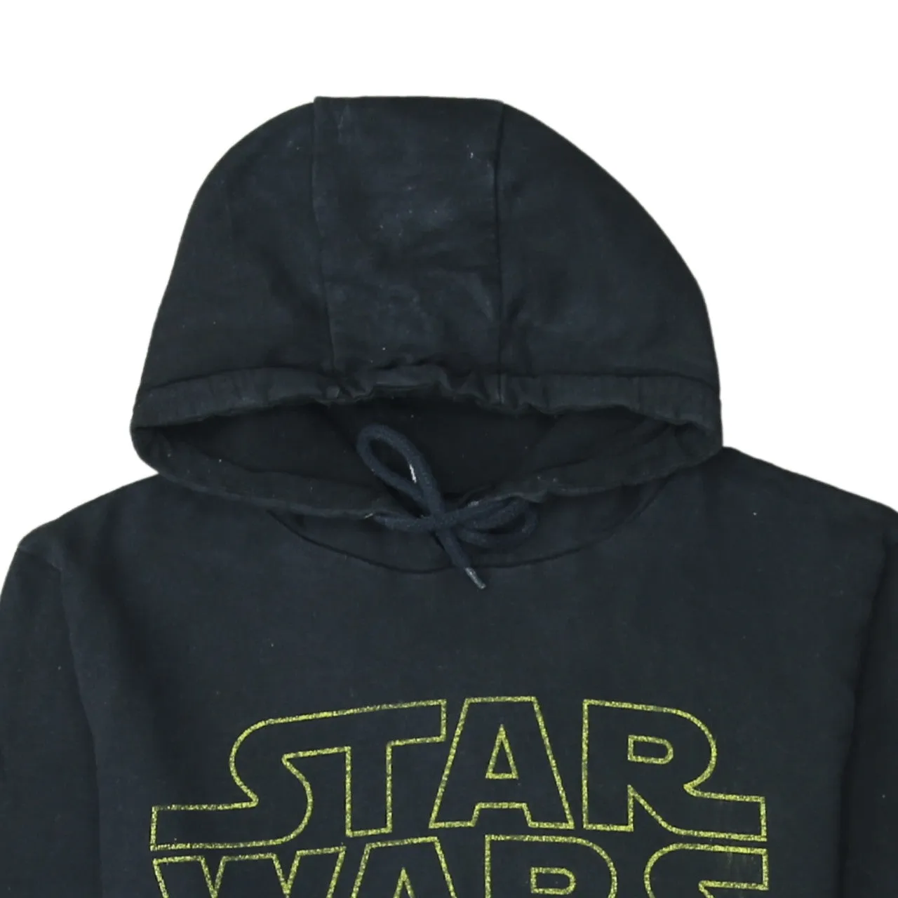 Star Wars 90's Spellout Pullover Hoodie Large Black sold by Vintage Club product image thumbnail 3