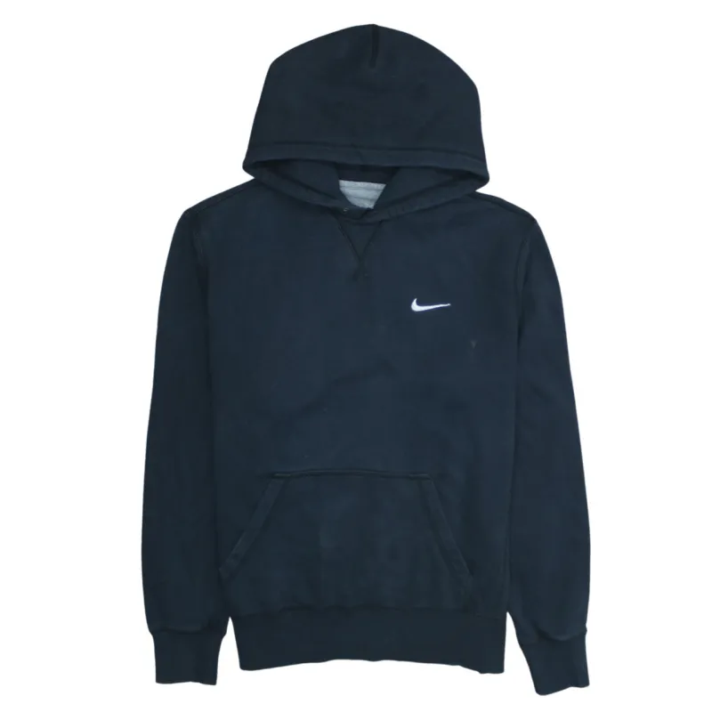 Nike 90's Swoosh Pullover Hoodie Large Black sold by Vintage Club