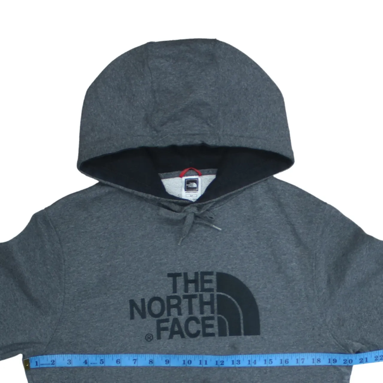 The North Face 90's Spellout Pullover Hoodie Small Grey sold by Vintage Club product image thumbnail 5