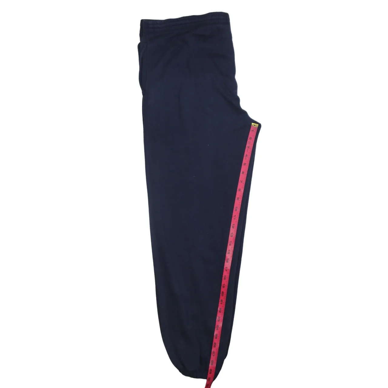 Reebok Navy Blue Joggers Men’s XLarge Embroidered Logo Elasticated Cuffs Fleece Sweatpants sold by Vintage Club product image thumbnail 5