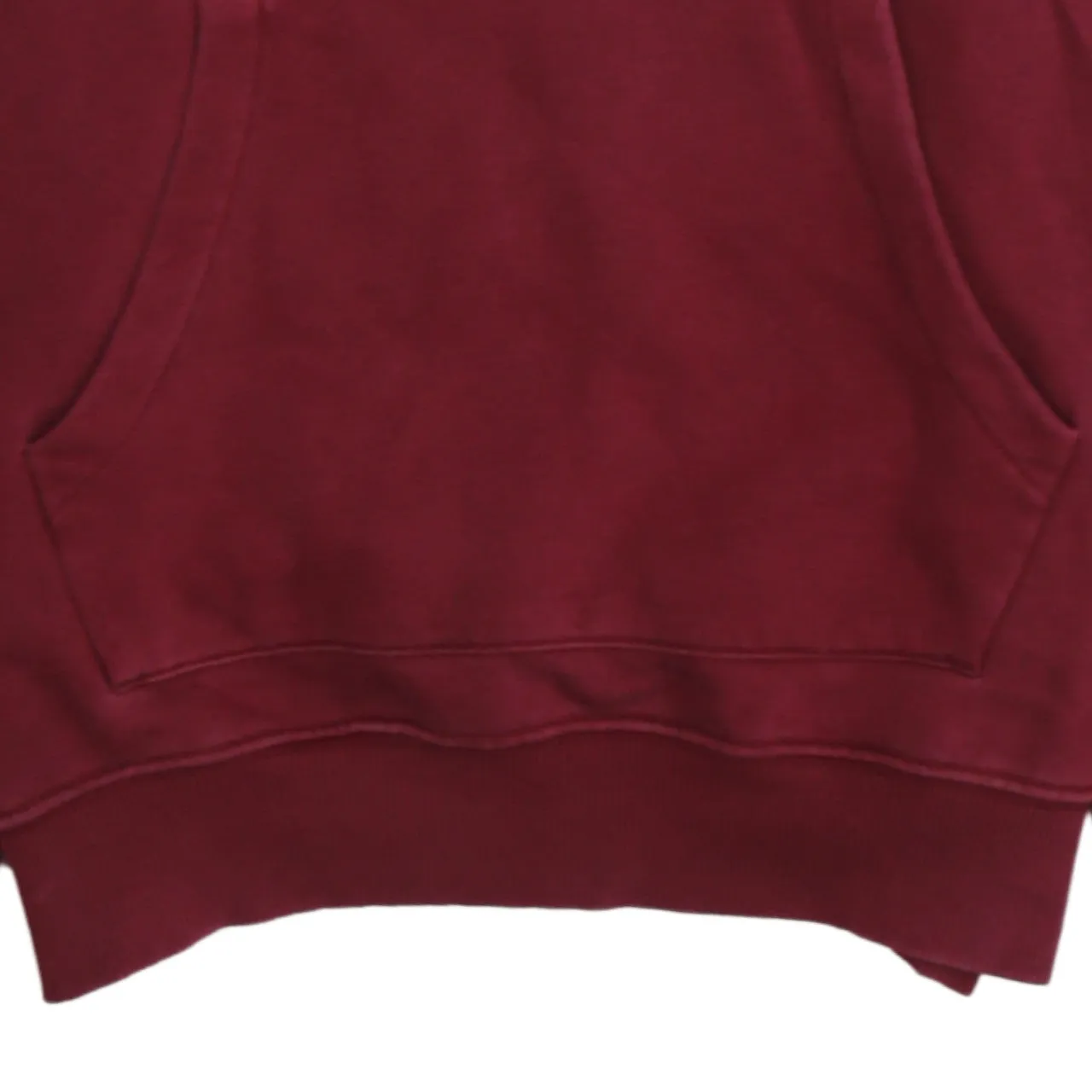 Napapijri Burgundy Red Hoodie Women’s Small Printed Logo Front Back Pullover Sweatshirt sold by Vintage Club product image thumbnail 4