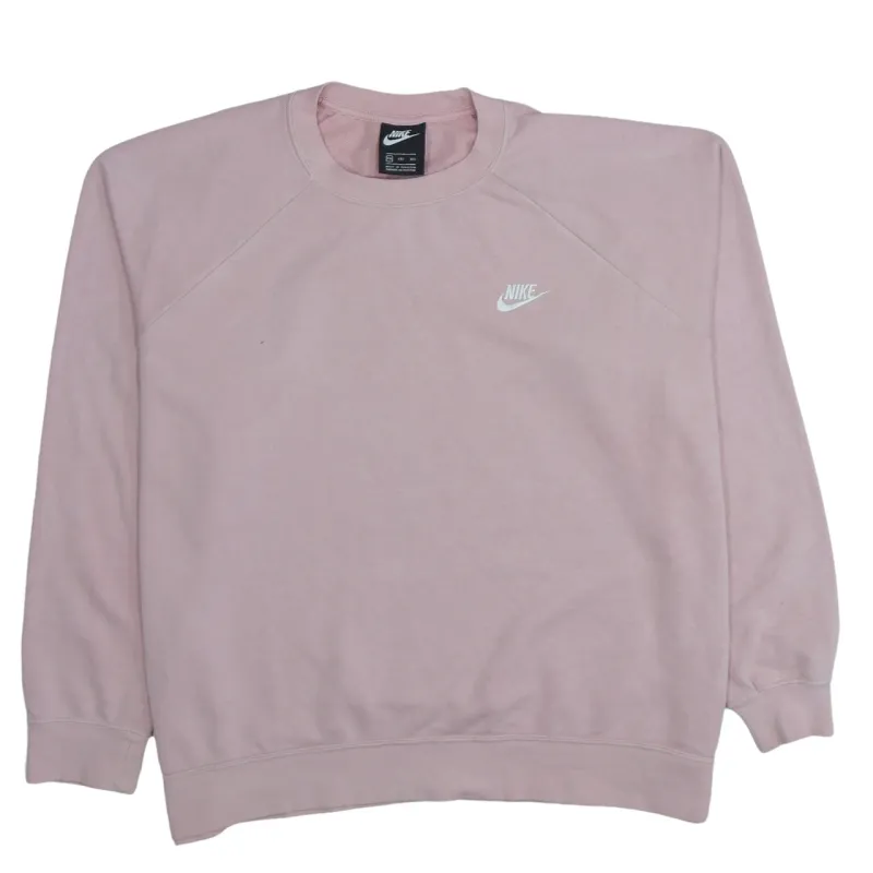 Nike 90's Swoosh Crew Neck Sweatshirt XXLarge (2XL) Pink sold by Vintage Club