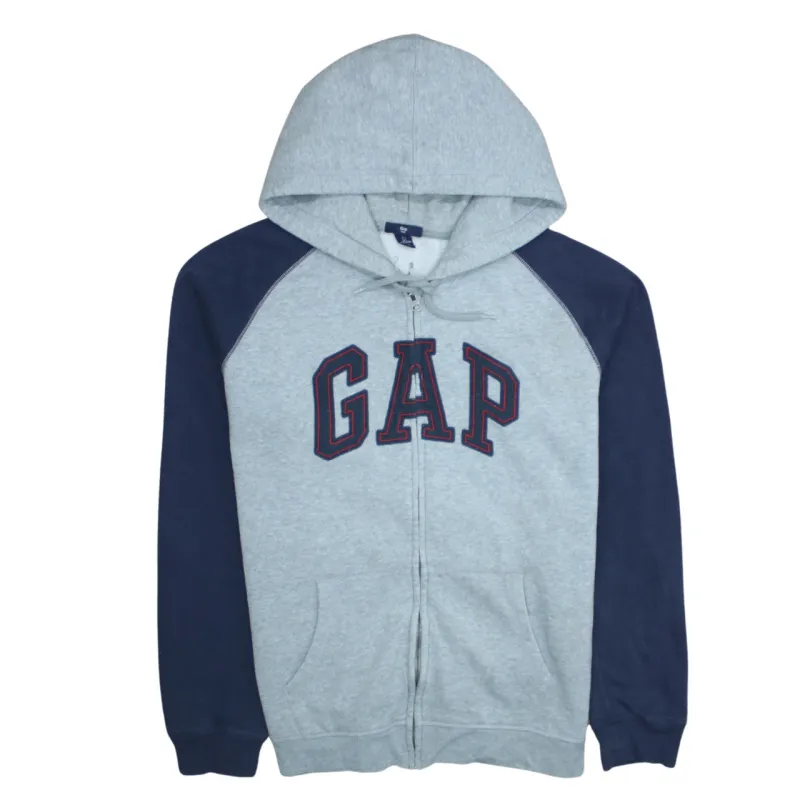 Gap 90's Spellout Full Zip Up Hoodie Large Grey sold by Vintage Club