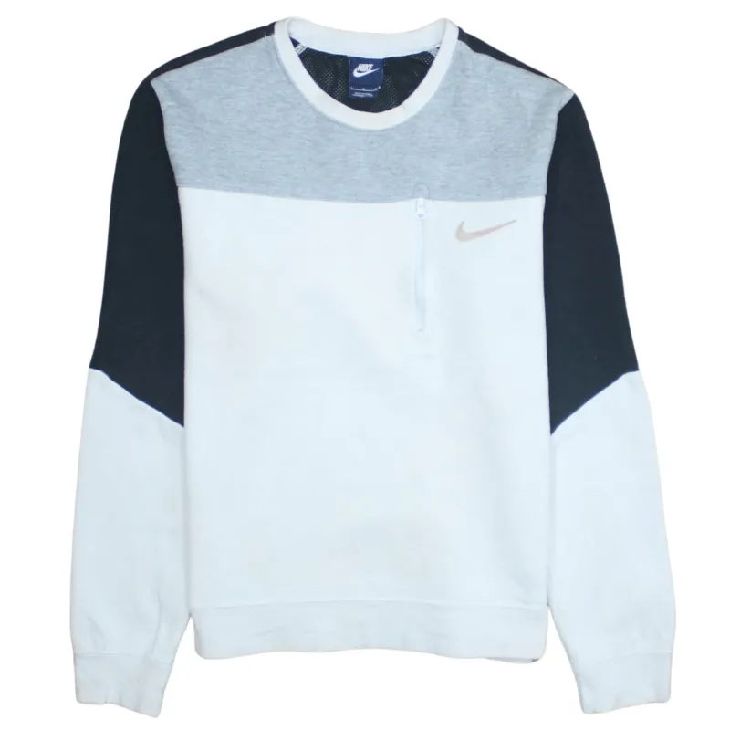 Nike 90's Swoosh Crew Neck Sweatshirt Large Grey sold by Vintage Club