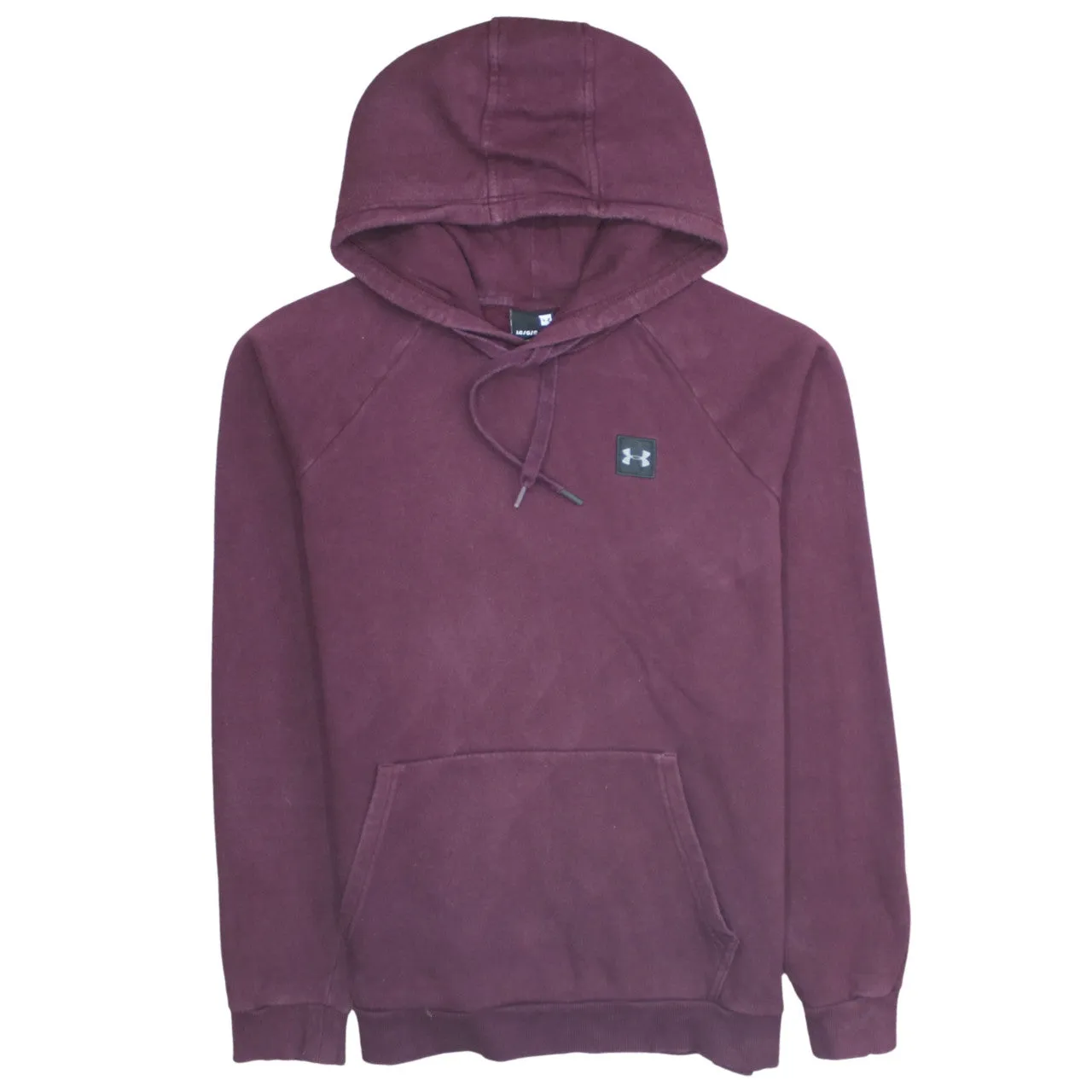 Under Armour 90's Drawstring Pockets Pullover Hoodie Large Burgundy Red sold by Vintage Club