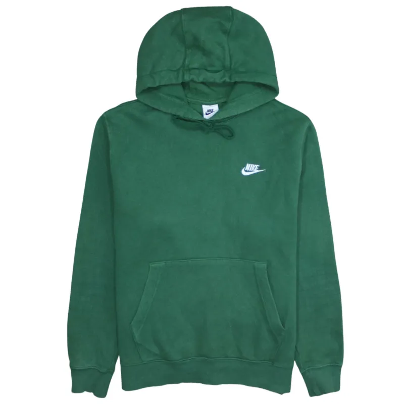 Nike 90's Swoosh Pullover Hoodie Medium Green sold by Vintage Club