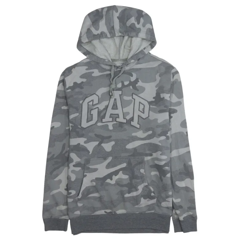 Gap 90's Spellout Pullover Hoodie Medium Grey sold by Vintage Club