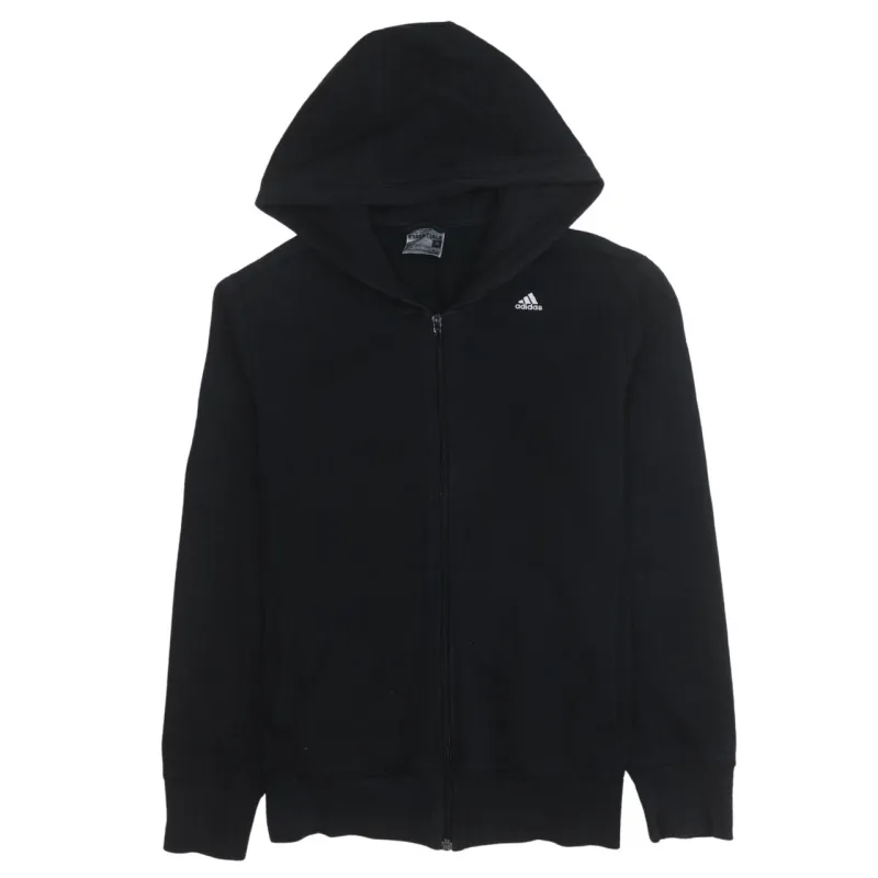 Adidas 90's Lightweight Full Zip Up Hoodie Large Black sold by Vintage Club