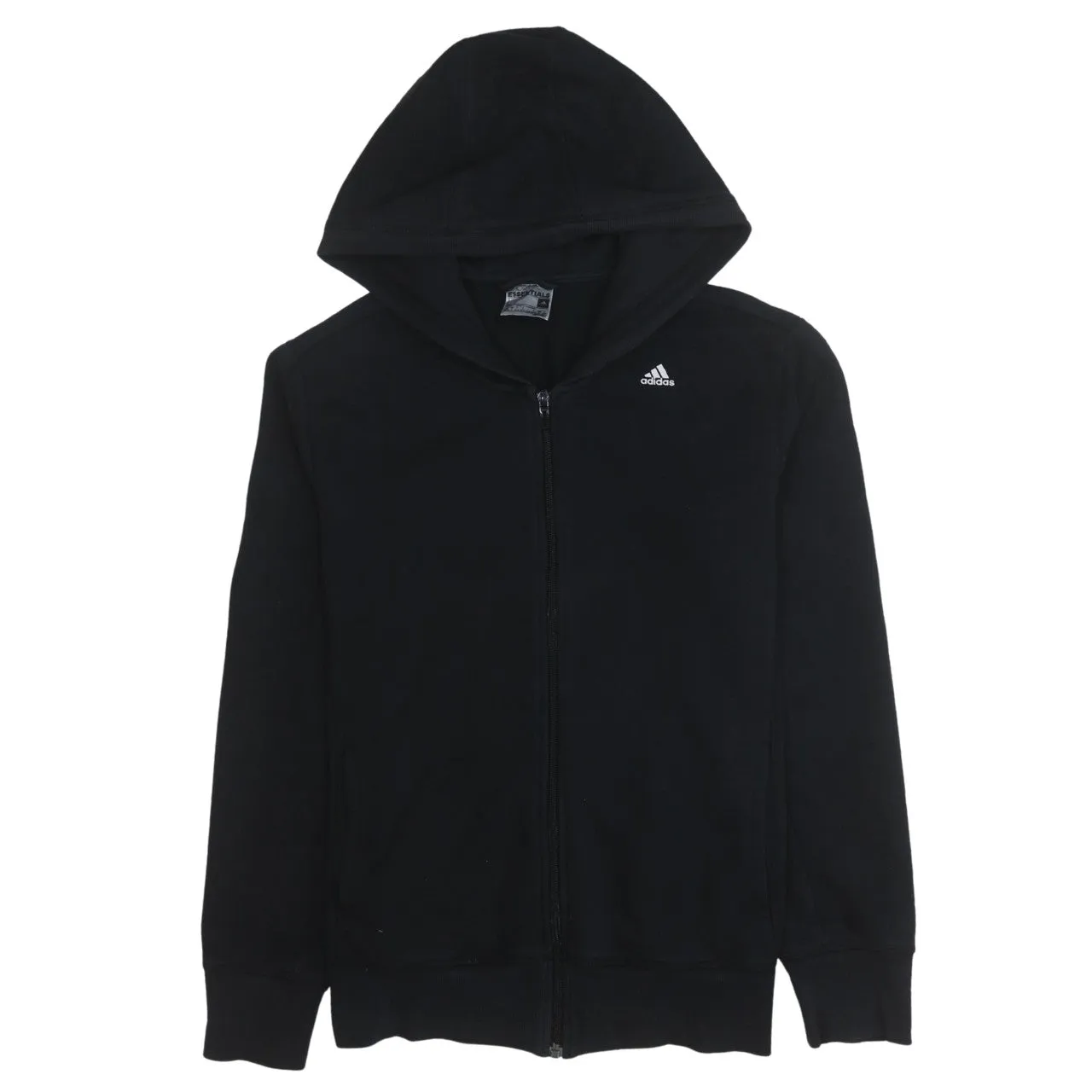 Adidas 90's Lightweight Full Zip Up Hoodie Large Black sold by Vintage Club