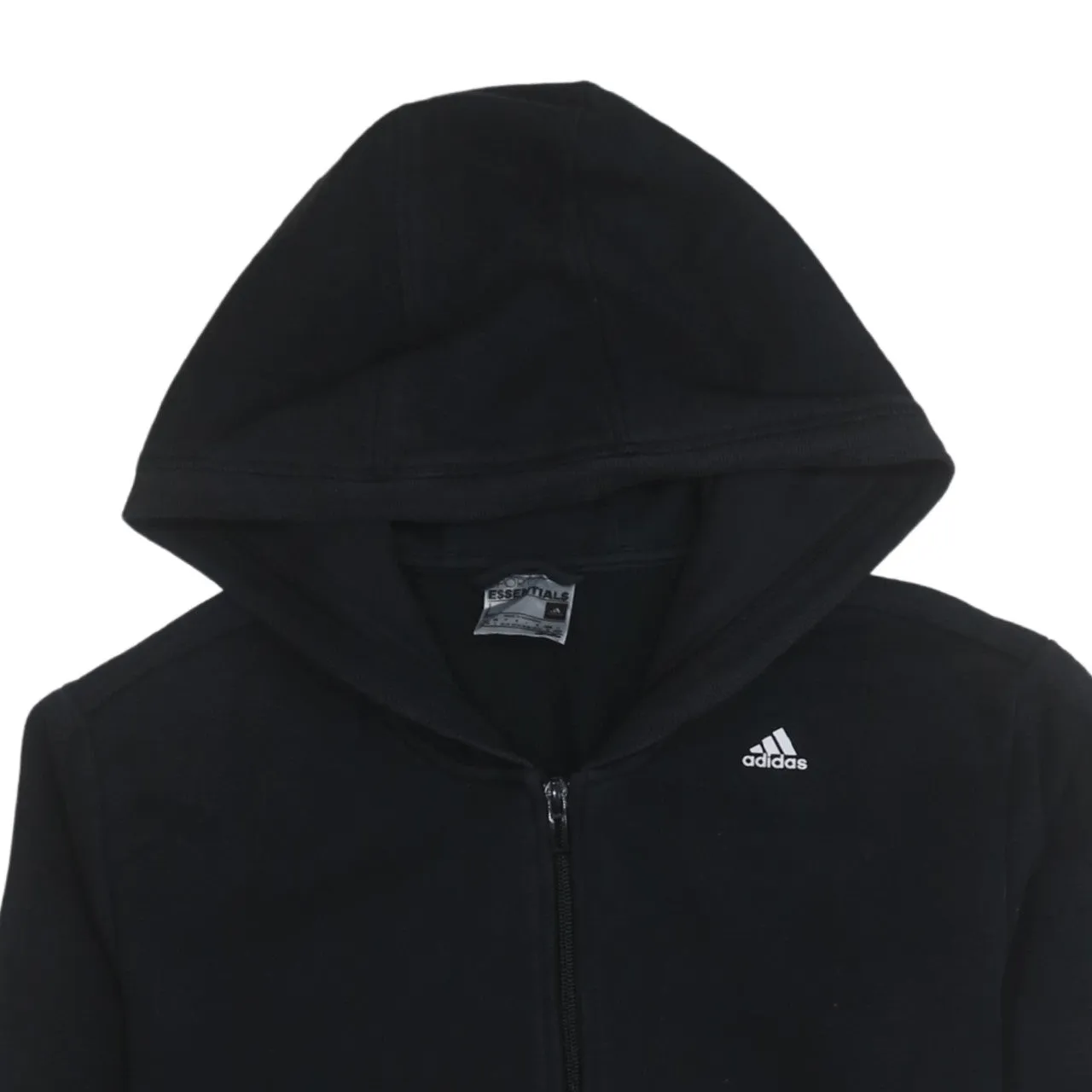 Adidas 90's Lightweight Full Zip Up Hoodie Large Black sold by Vintage Club product image thumbnail 3