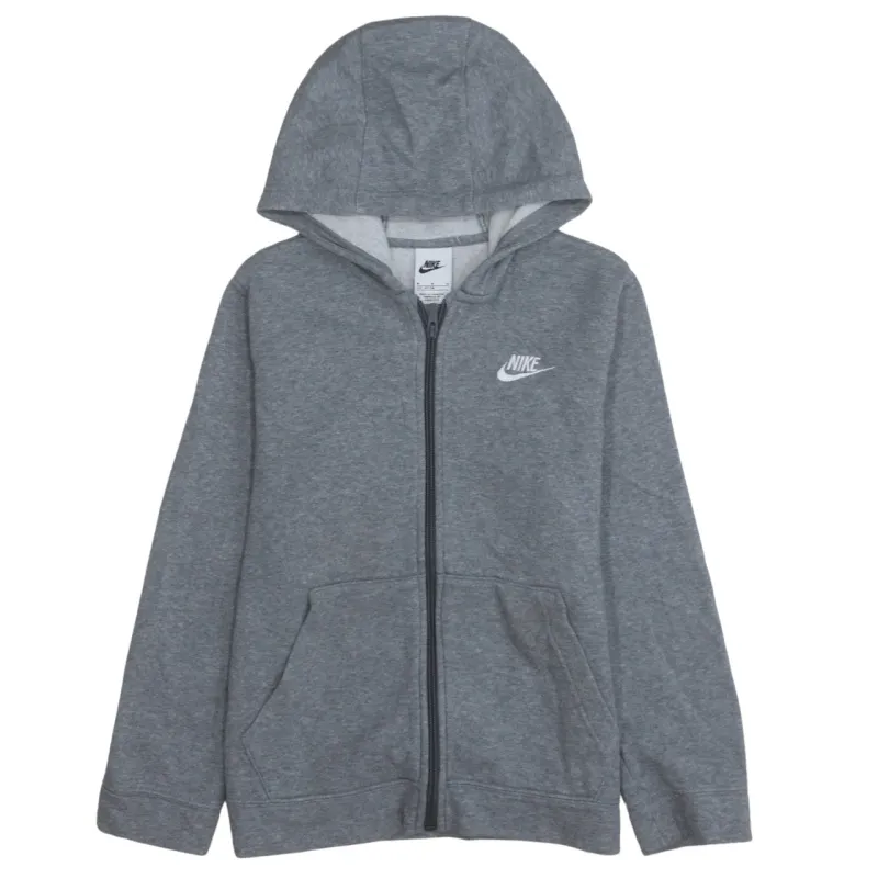 Nike 90's Swoosh Full Zip Up Hoodie Medium Grey sold by Vintage Club