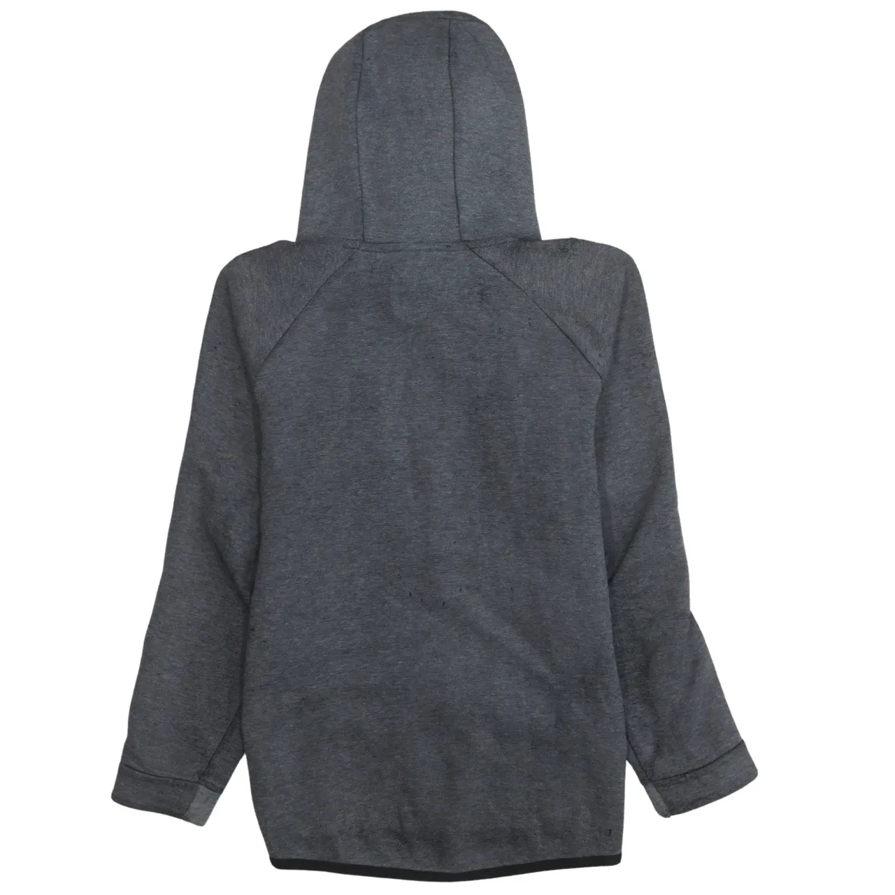 Nike 90's Swoosh Full Zip Up Hoodie Small Grey sold by Vintage Club product image thumbnail 2