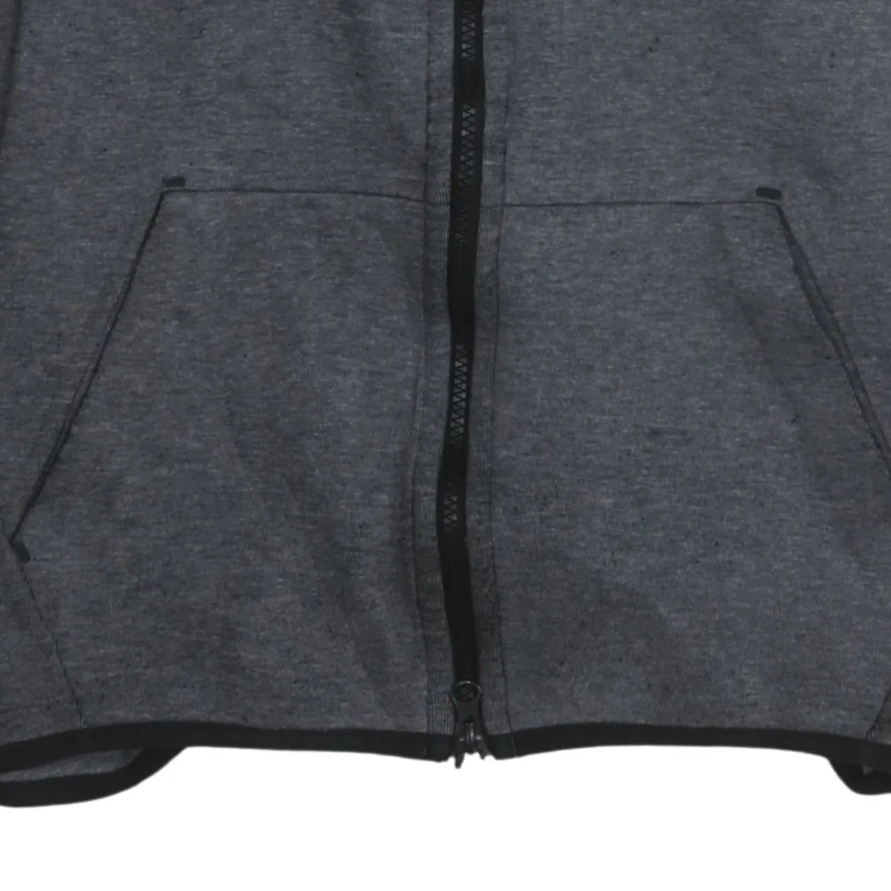 Nike 90's Swoosh Full Zip Up Hoodie Small Grey sold by Vintage Club product image thumbnail 4