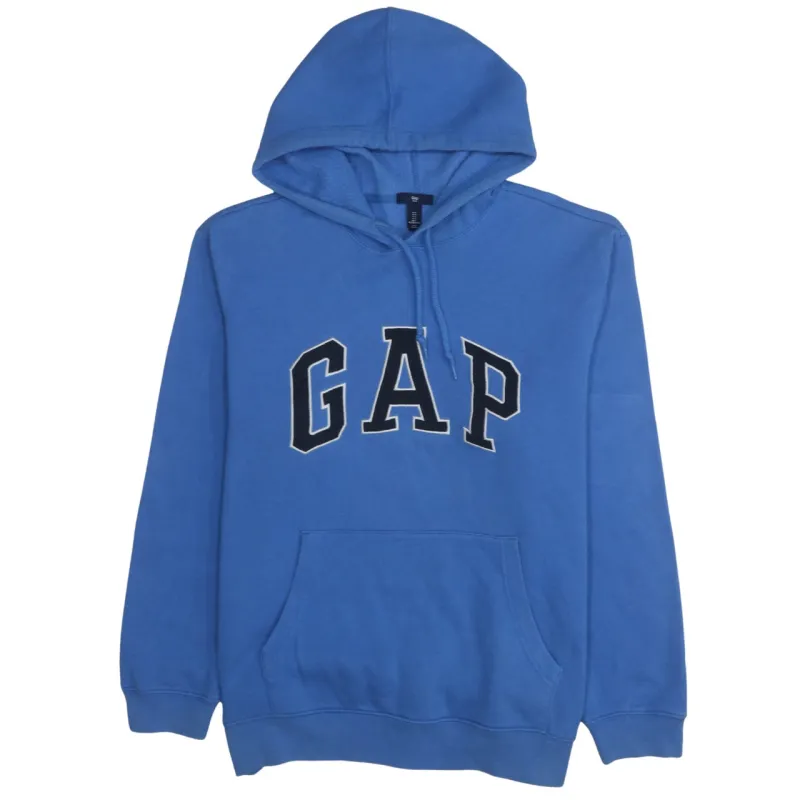Gap 90's Spellout Pullover Hoodie Large Blue sold by Vintage Club