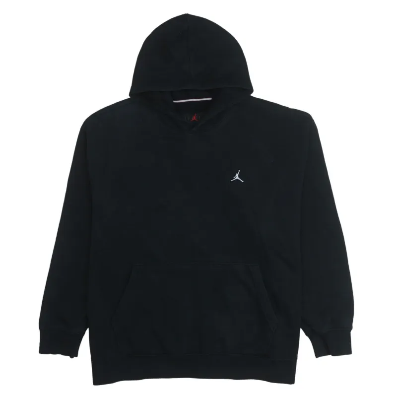 Jordan 90's Drawstring Pockets Pullover Hoodie XXLarge (2XL) Black sold by Vintage Club