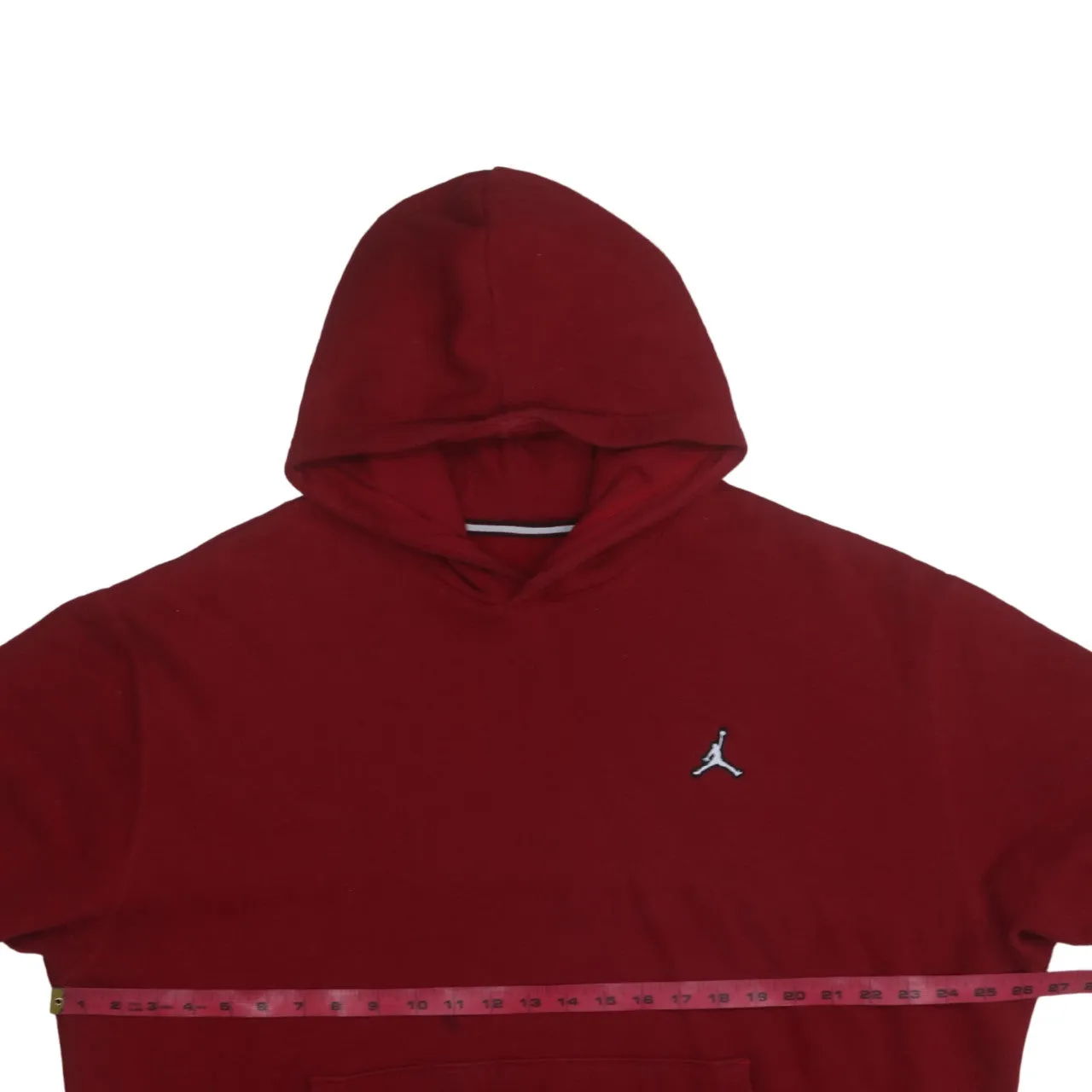 Jordan 90's Drawstring Pockets Pullover Hoodie XLarge Red sold by Vintage Club product image thumbnail 5