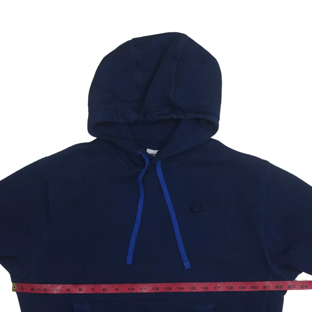 Nike 90's Swoosh Pullover Hoodie Small Navy Blue sold by Vintage Club product image thumbnail 5