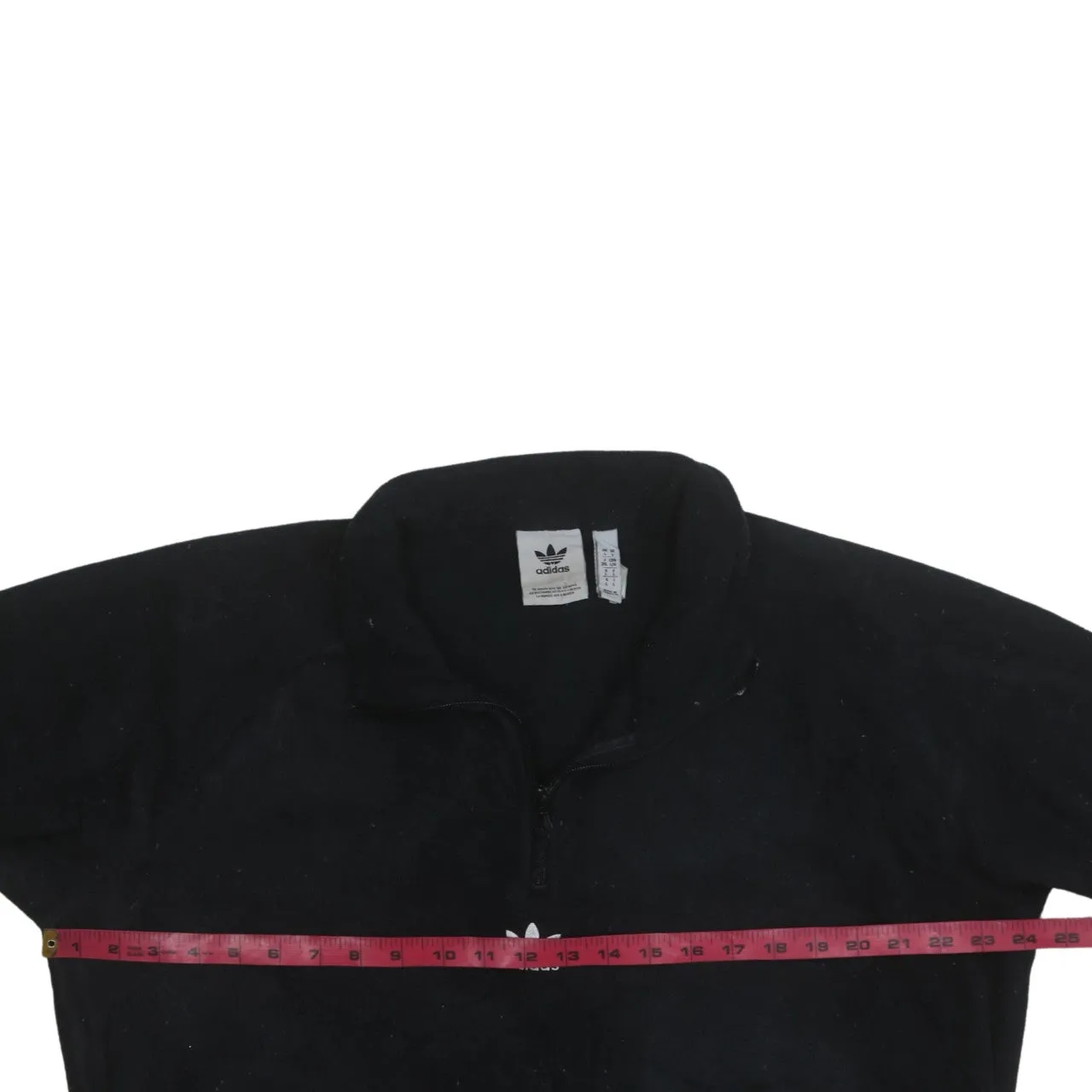 Adidas 90's Hiking Warm Quarter Zip Fleece Jumper Large Black sold by Vintage Club product image thumbnail 5
