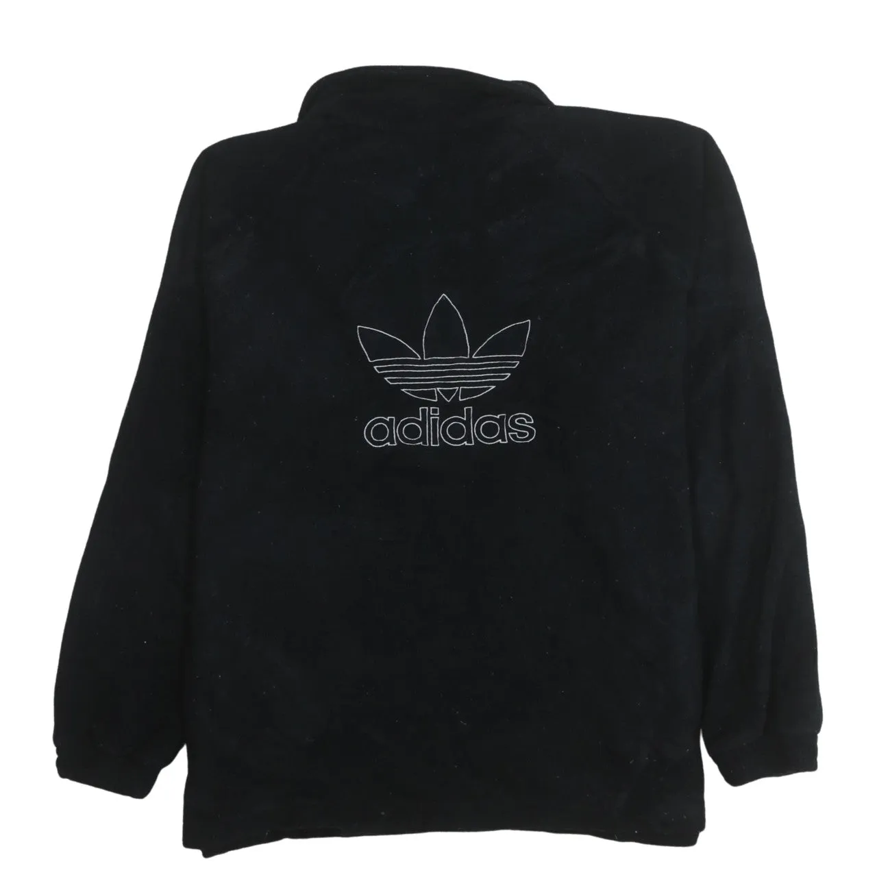 Adidas 90's Hiking Warm Quarter Zip Fleece Jumper Large Black sold by Vintage Club product image thumbnail 2