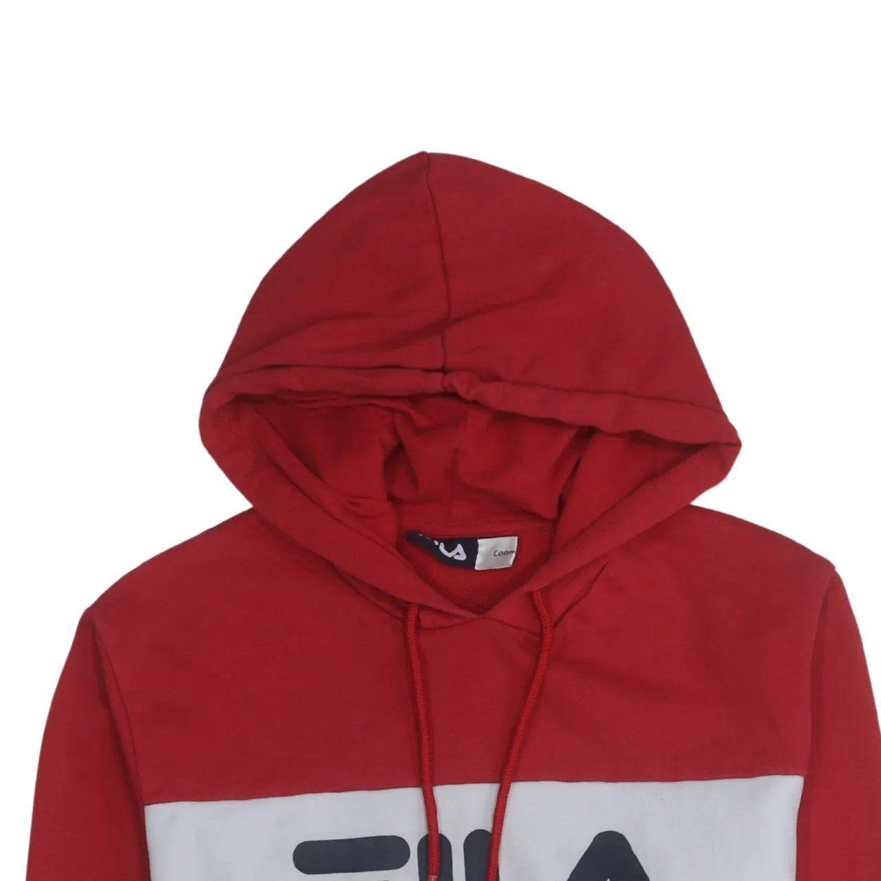 Fila 90's Spellout Pullover Hoodie Medium Navy Blue sold by Vintage Club product image thumbnail 3