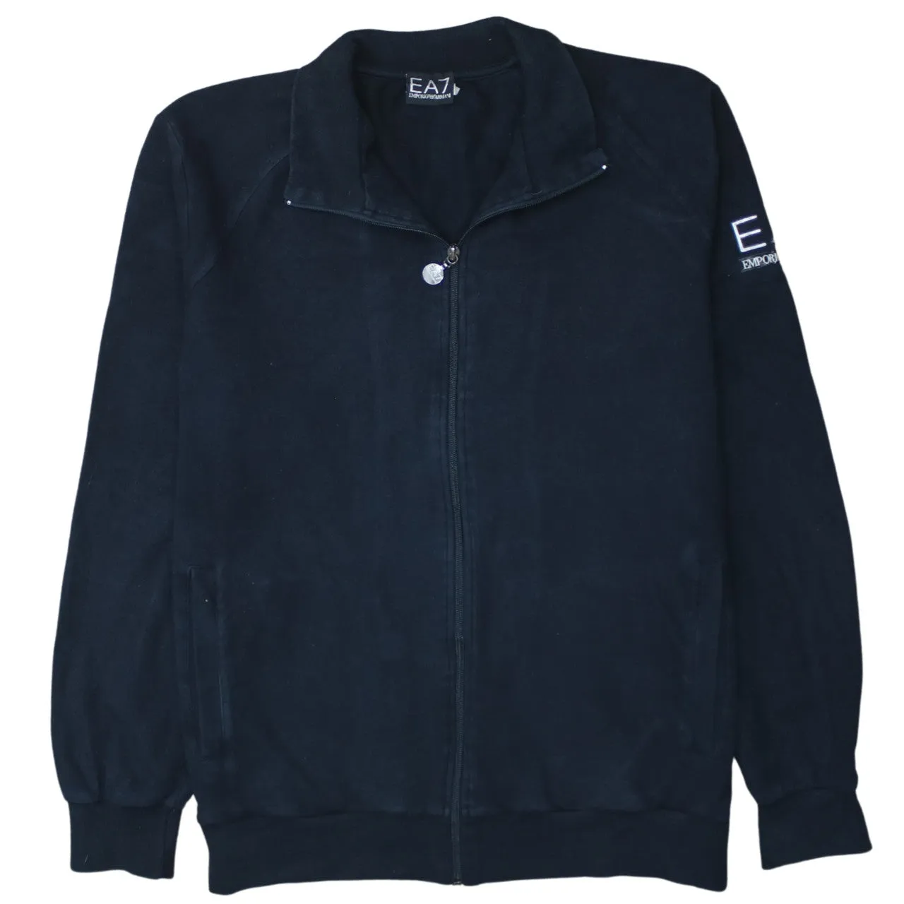Emporio Armani 90's Lightweight Full Zip Up Sweatshirt XXXLarge (3XL) Black sold by Vintage Club