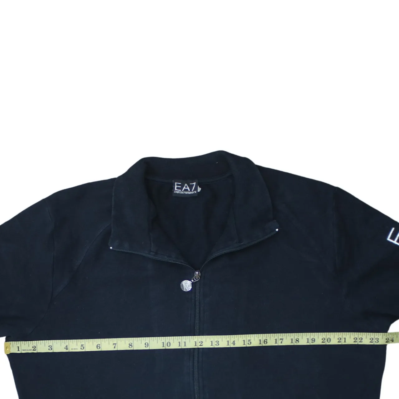 Emporio Armani 90's Lightweight Full Zip Up Sweatshirt XXXLarge (3XL) Black sold by Vintage Club product image thumbnail 5