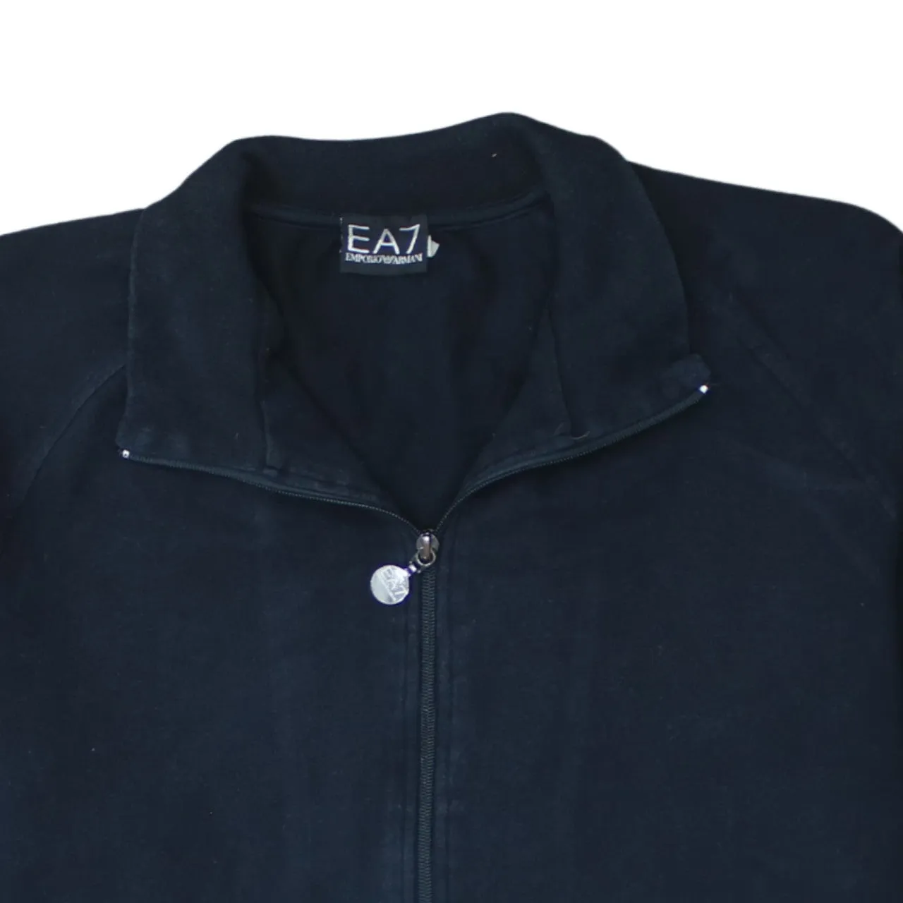 Emporio Armani 90's Lightweight Full Zip Up Sweatshirt XXXLarge (3XL) Black sold by Vintage Club product image thumbnail 3
