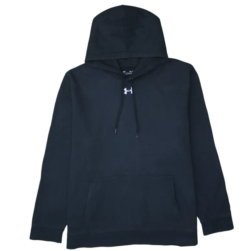 Under Armour 90's Drawstring Pockets Pullover Hoodie XXLarge (2XL) Black sold by Vintage Club