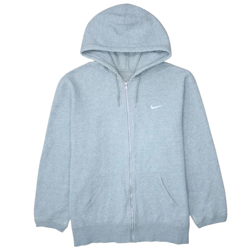 Nike 90's Swoosh Full Zip Up Hoodie XLarge Grey sold by Vintage Club
