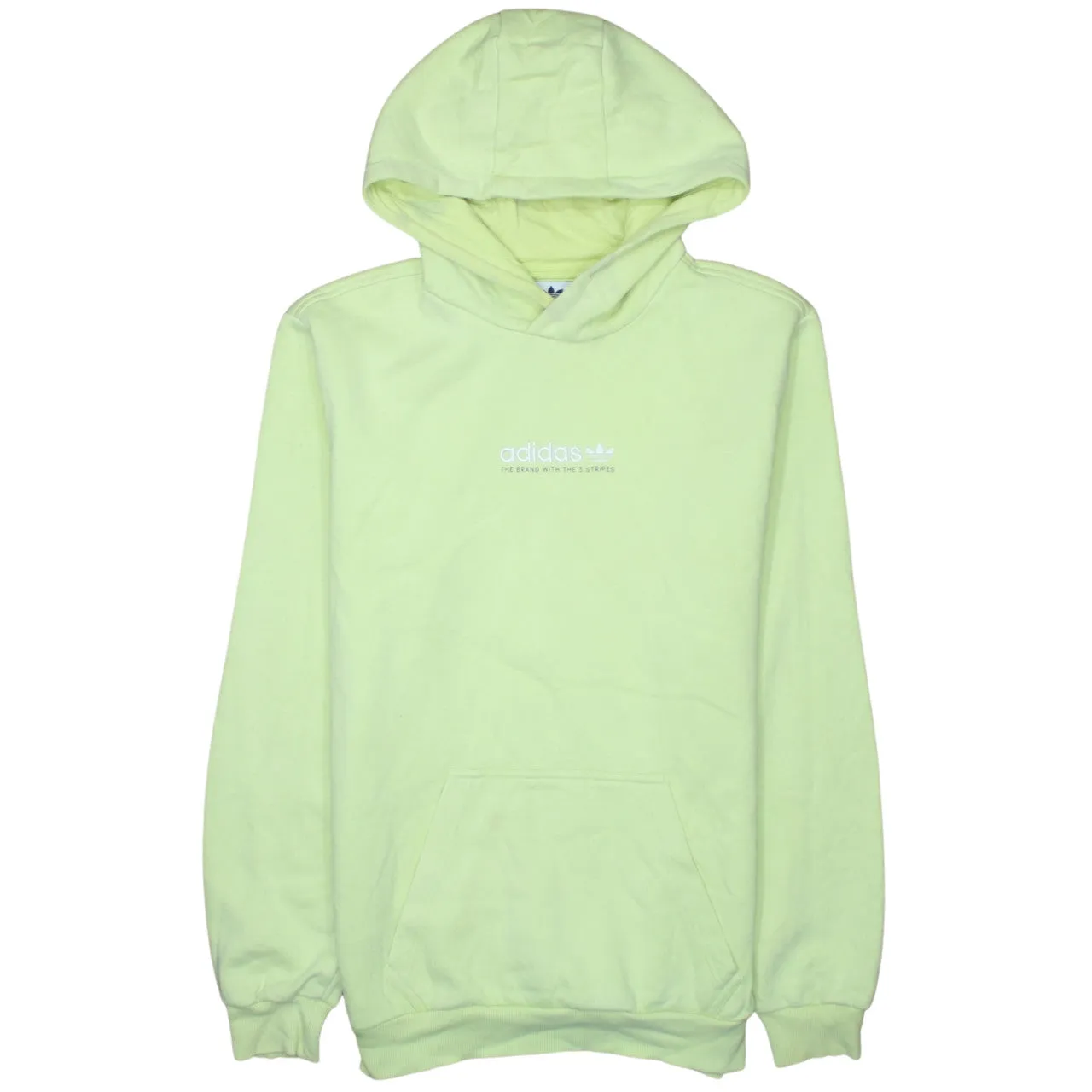 Adidas 90's Drawstring Pockets Pullover Hoodie Small Green sold by Vintage Club