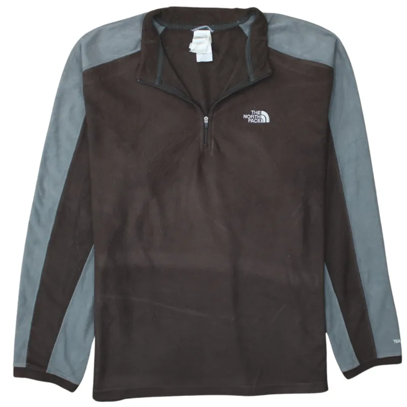 The North Face 90's Hiking Warm Quarter Zip Fleece Jumper Large Brown sold by Vintage Club