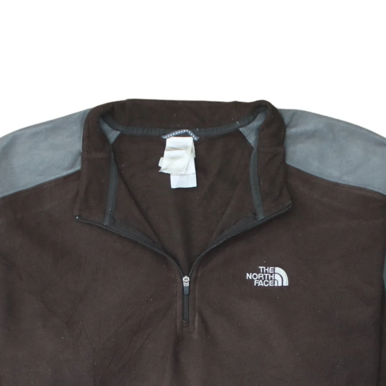 The North Face 90's Hiking Warm Quarter Zip Fleece Jumper Large Brown sold by Vintage Club product image thumbnail 3