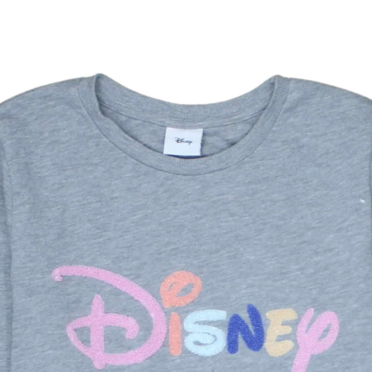 Disney 90's Spellout Crew Neck Sweatshirt Large Grey sold by Vintage Club product image thumbnail 3