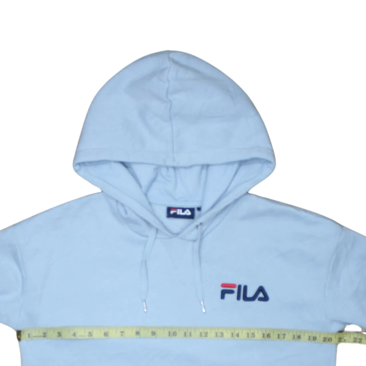 Fila 90's Drawstring Pockets Pullover Hoodie XSmall Blue sold by Vintage Club product image thumbnail 5