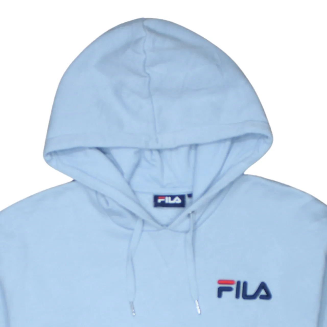 Fila 90's Drawstring Pockets Pullover Hoodie XSmall Blue sold by Vintage Club product image thumbnail 3