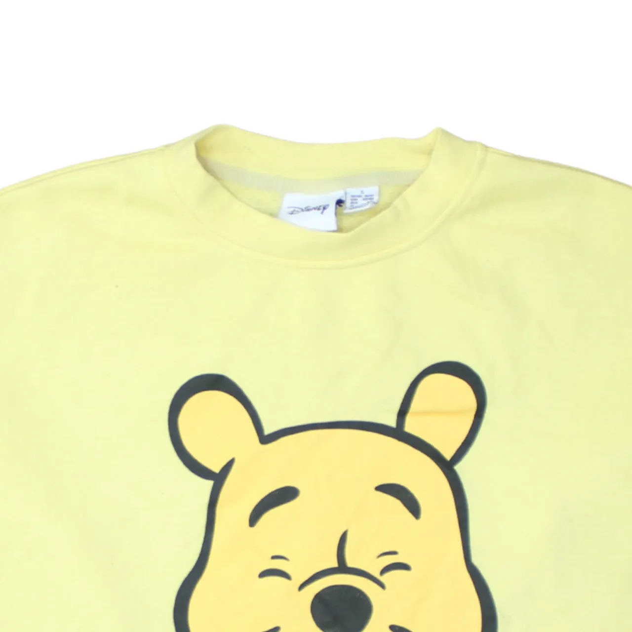 Disney 90's Winnie The Pooh Crew Neck Sweatshirt Small Yellow sold by Vintage Club product image thumbnail 3